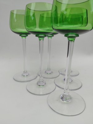 Large Baccarat Crystal Glasses from Baccarat, 1970s, Set of 6-EHL-2033773