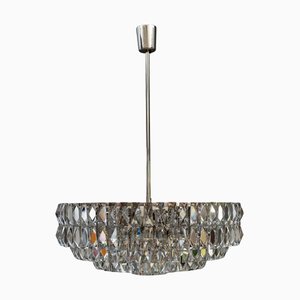 Large Bakalowits Crystal Chandelier, Vienna, 1950s-SPD-1299408