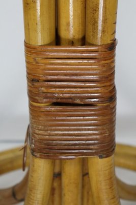 Large Bamboo & Rattan Coat Rack, 1960s-BHG-1793856