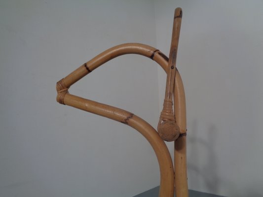 Large Bamboo Rocking Horse by Dirk van Sliedregt for Rohé Noordwolde, 1950s-RDW-680596