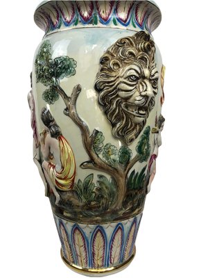 Large Barbott Vase by Ange Capodimonte, 1980s-EUT-1706779