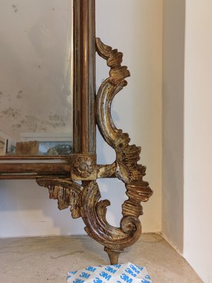 Large Baroque Mirror for Fireplace with Wooden Frame-ZFY-1727627