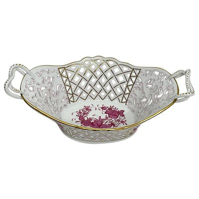 Large Basket with Handles in Porcelain-UCH-1224422