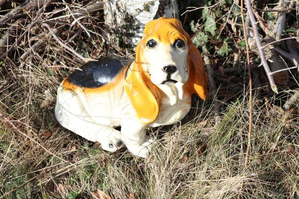 Large Basset Dog Decoration from King, 1960s-ESB-1376935