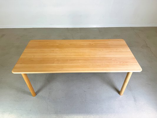 Large Beech Dining Table in the style of Rainer Daumiller-QDV-2034053