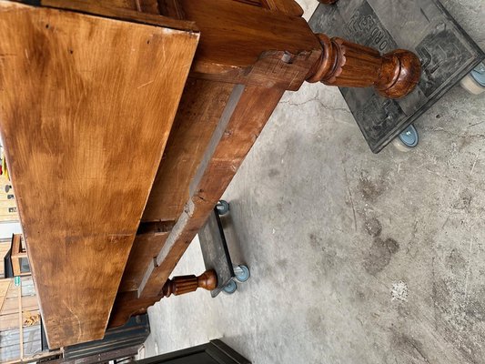 Large Beech Worktable, 1890s-WSZ-2020815