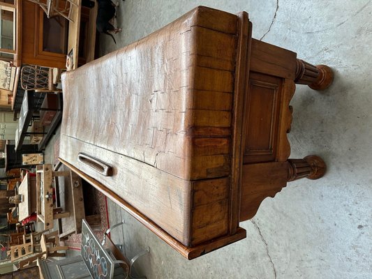 Large Beech Worktable, 1890s-WSZ-2020815