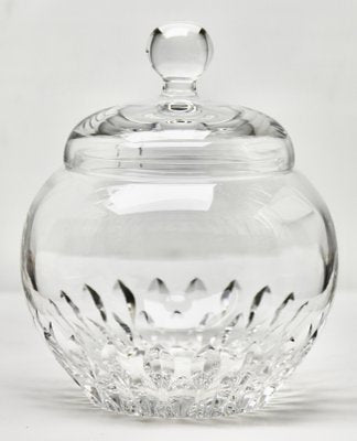 Large Belgian Cut Clear Crystal Punch Bowl-MJY-1150405