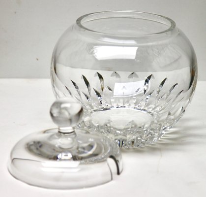 Large Belgian Cut Clear Crystal Punch Bowl-MJY-1150405