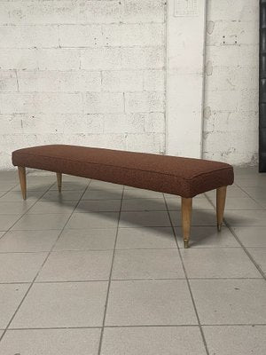 Large Bench with Maple Wood and New Coating, 1950s-JHL-1747192