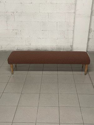 Large Bench with Maple Wood and New Coating, 1950s-JHL-1747192