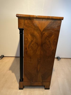 Large Biedermeier Half-Cabinet in Ebonized Walnut, South Germany, 1820-NNB-1383598