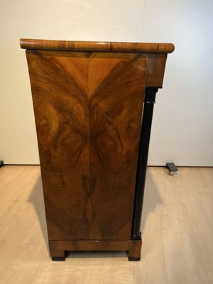 Large Biedermeier Half-Cabinet in Ebonized Walnut, South Germany, 1820-NNB-1383598