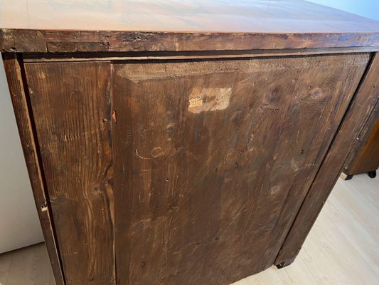 Large Biedermeier Half-Cabinet in Ebonized Walnut, South Germany, 1820-NNB-1383598