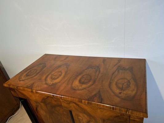 Large Biedermeier Half-Cabinet in Ebonized Walnut, South Germany, 1820-NNB-1383598