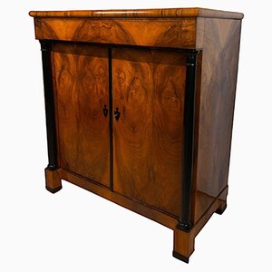 Large Biedermeier Half-Cabinet in Ebonized Walnut, South Germany, 1820-NNB-1383598