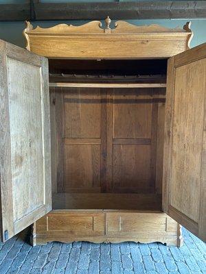 Large Biedermeier Oak Wardrobe, 1830s-GTG-1812137