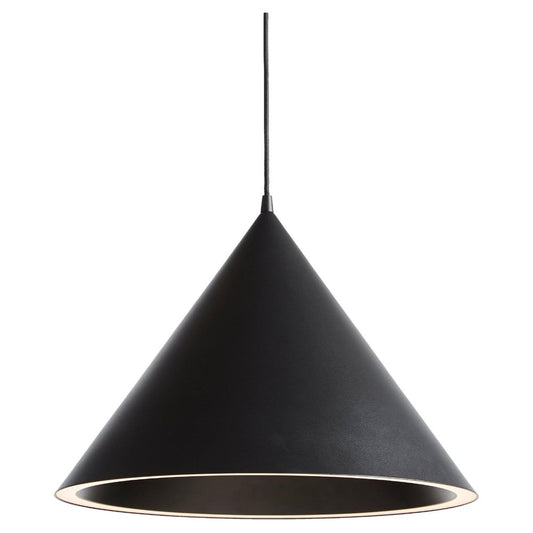 Large Black Annular Pendant Lamp by MSDS Studio