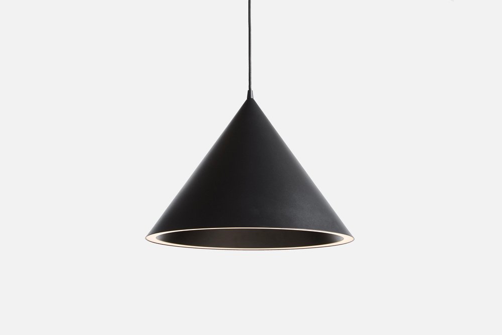 Large Black Annular Pendant Lamp by MSDS Studio