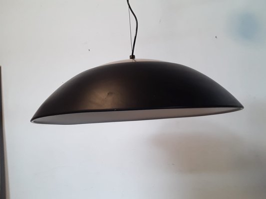 Large Black Ceiling Lamp, 1960s-OLY-1195725