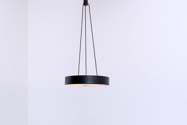 Large Black Ceiling Lamp attributed to Bruno Gatta for Stilnovo, 1950s-XT-1397741