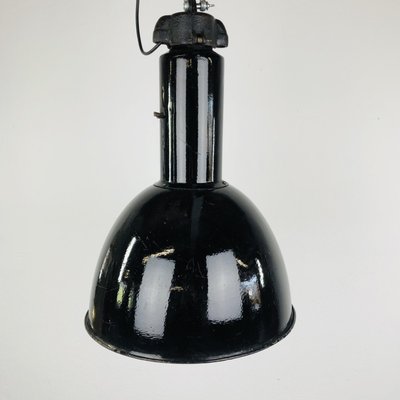 Large Black Enamel Factory Lamp from Electrovit-LCQ-1229969