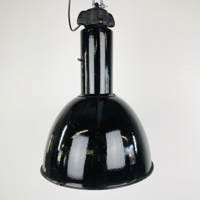 Large Black Enamel Factory Lamp from Electrovit-LCQ-1229969