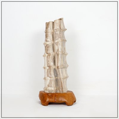 Large Blonde Bamboo Sculpture-NYF-2018844