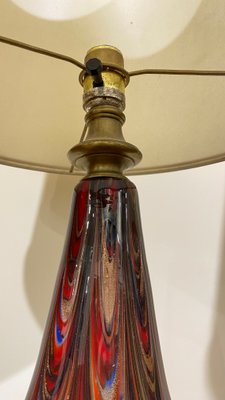 Large Blown Glass Table Lamps, Venice, Italy, Early 1900s, Set of 2-PYA-983369