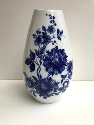 Large Blue and White Kobalt Porcelain Vase by Schumann Arzberg-GYX-1293615