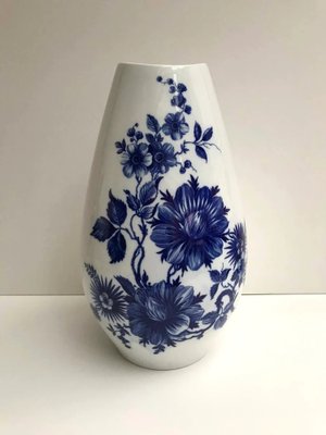 Large Blue and White Kobalt Porcelain Vase by Schumann Arzberg-GYX-1293615