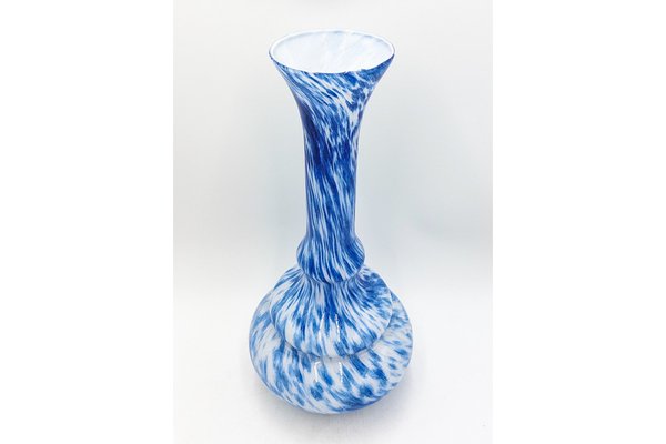 Large Blue and White Vase, Italy, 1970s-BXB-1408975