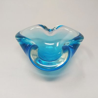 Large Blue Bowl by Flavio Poli for Seguso-QGR-859725