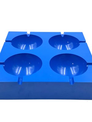 Large Blue Sampa Ashtray by Giorgio Soavi for Olivetti, Italy, 1965-TXN-1806955