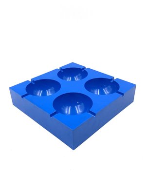 Large Blue Sampa Ashtray by Giorgio Soavi for Olivetti, Italy, 1965-TXN-1806955