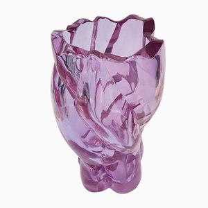 Large Bohemian Neodymium Crystal Vase-QDP-834168