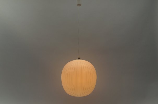 Large Bologna Lamp in Opaline Glass by Wilhelm Braun-Feldweg for Peill & Putzler-KQB-1752264