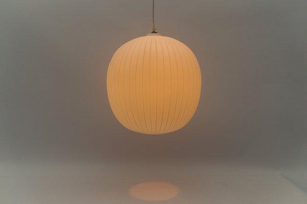 Large Bologna Lamp in Opaline Glass by Wilhelm Braun-Feldweg for Peill & Putzler-KQB-1752264