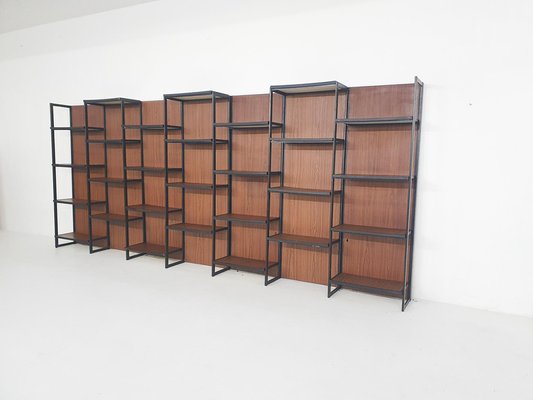 Large Bookcase by Pierre Guariche for Meurop, 1960s-ZO-2018784