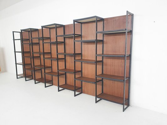 Large Bookcase by Pierre Guariche for Meurop, 1960s-ZO-2018784