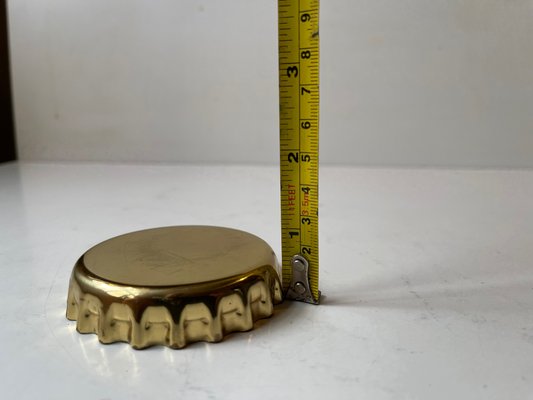 Large Bottle Cap Opener in Brass from Georg Jensen, 1980s-LCR-1388842