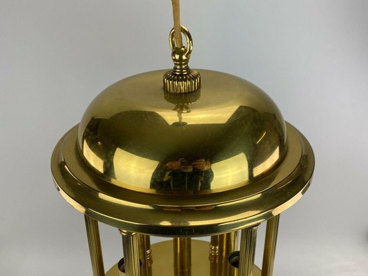 Large Brass Ceiling Lamp, 1970s-EJL-1063098