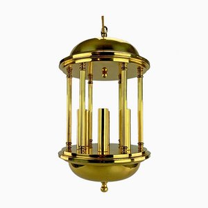 Large Brass Ceiling Lamp, 1970s-EJL-1063098