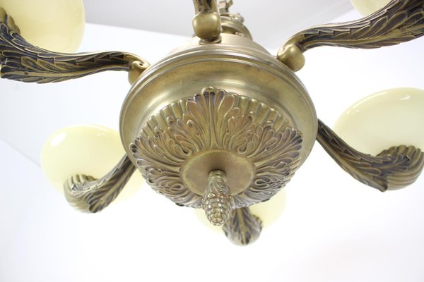 Large Brass Chandelier, 1900-TZ-1124687