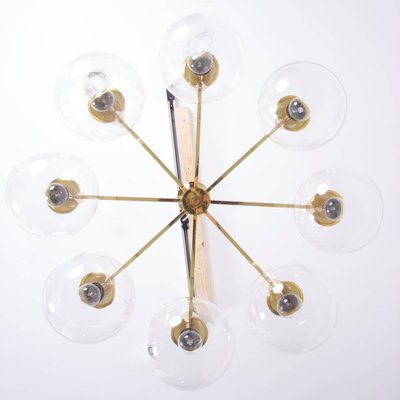 Large Brass Chandelier with 8-Arms from Interna, 1960s-VLZ-631912