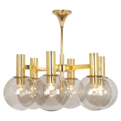 Large Brass Chandeliers, 1960s-UGR-1085326