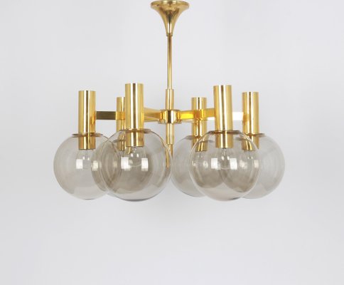 Large Brass Chandeliers, 1960s-UGR-1085326