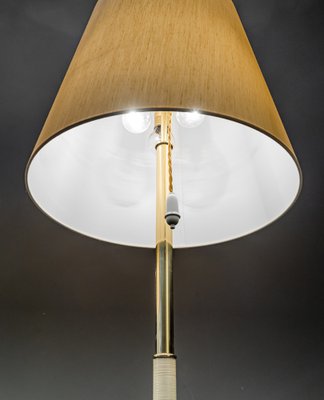 Large Brass Floor Lamps Helios Mod. 2035 by J. T. Kalmar 1960s, Set of 2-SPD-1328803