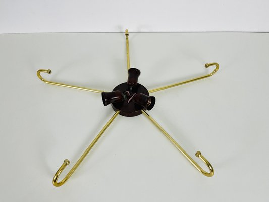 Large Brass Flush Mount from Erco, 1960s-PUK-1406764