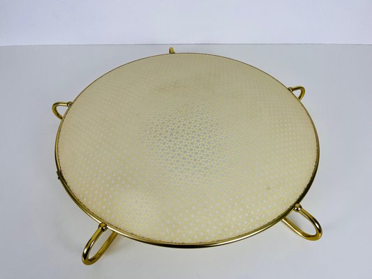 Large Brass Flush Mount from Erco, 1960s-PUK-1406764